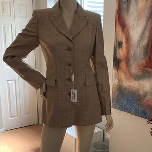 Saks Fifth Avenue Classic Tan Blazer